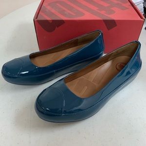 FitFlop Due Patent Ballet Flat